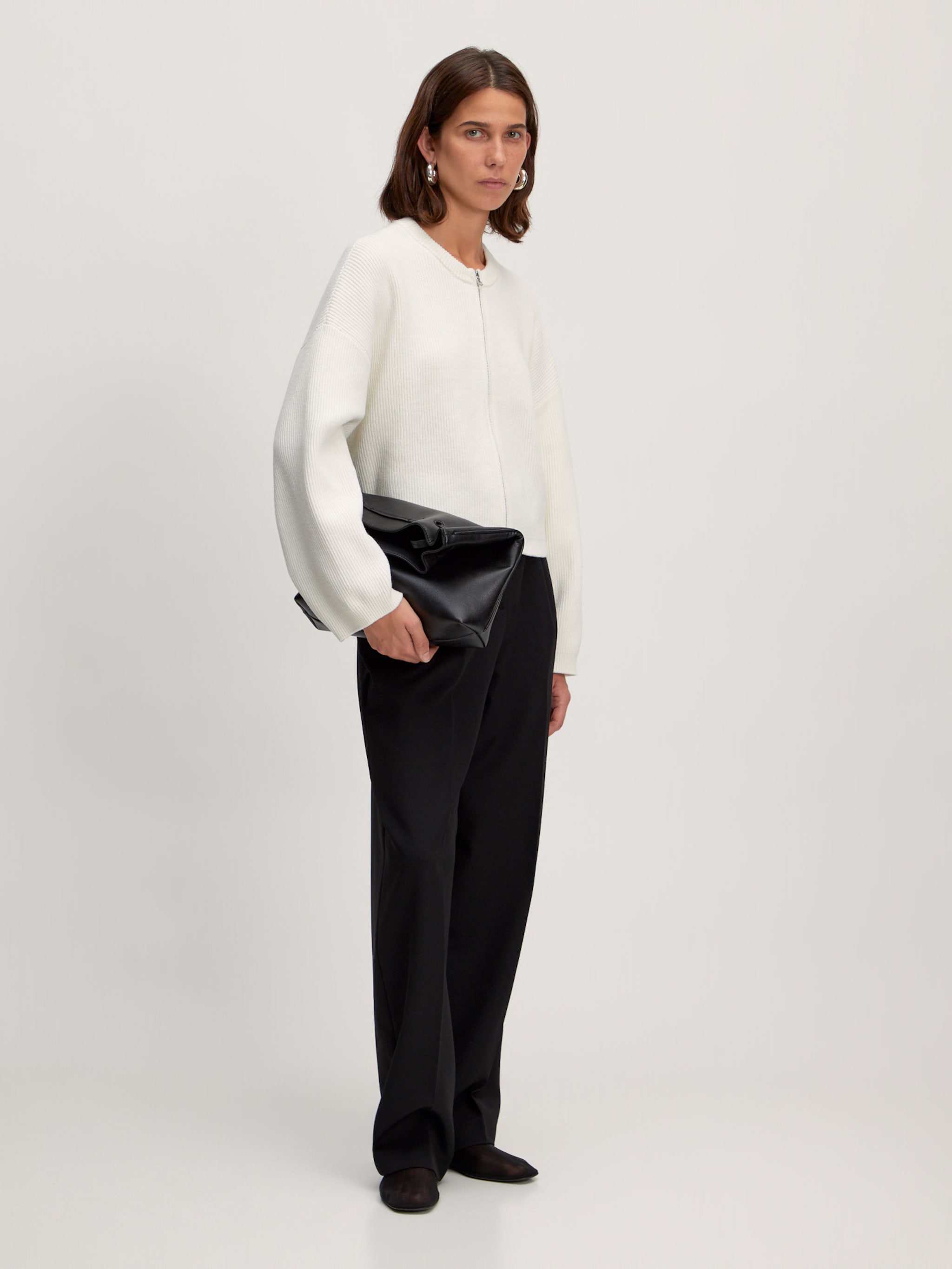 EDITED Producten Gebreid vest 'Llleana' Wit