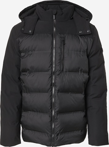 juoda Karl Lagerfeld Žieminė striukė: priekis