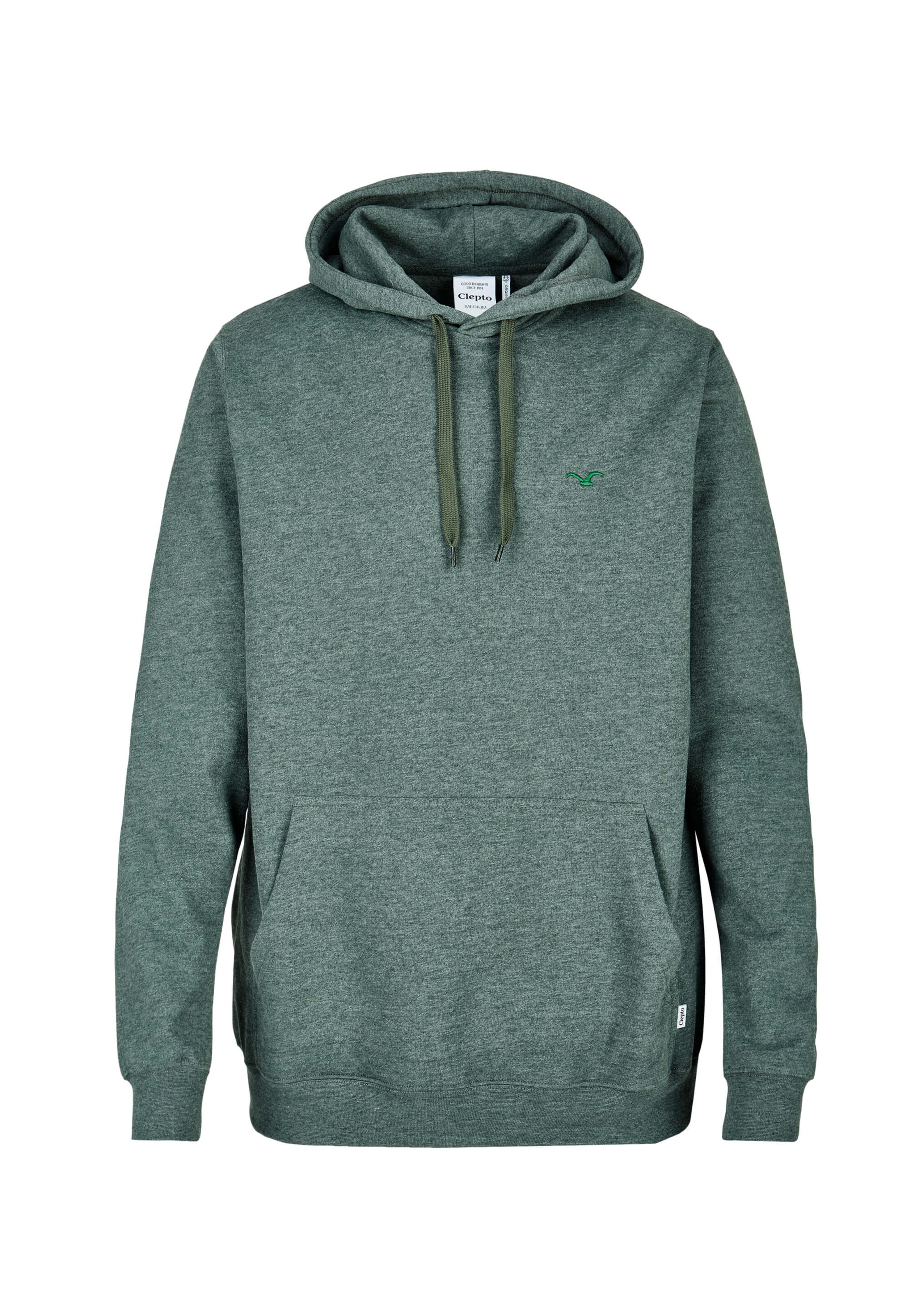 Cleptomanicx Sweatshirt 'Ligull' in Green: front