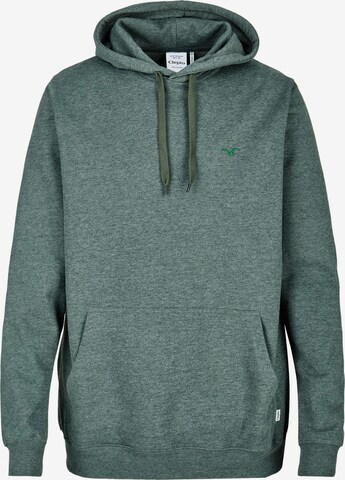 Cleptomanicx Sweatshirt 'Ligull' in Grün: predná strana