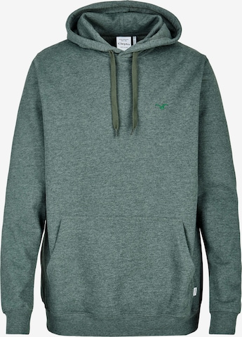Cleptomanicx Sweatshirt 'Ligull' in Green: front