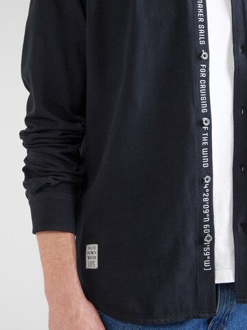 CAMP DAVID Regular Fit Hemd in Blau