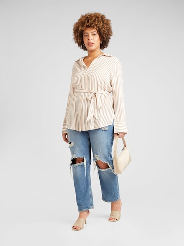 ABOUT YOU Curvy Blouse 'Suki' in Beige