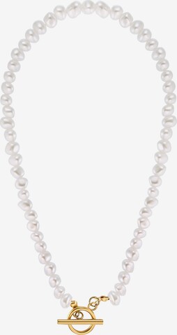 Heideman Necklace 'Meva' in White: front