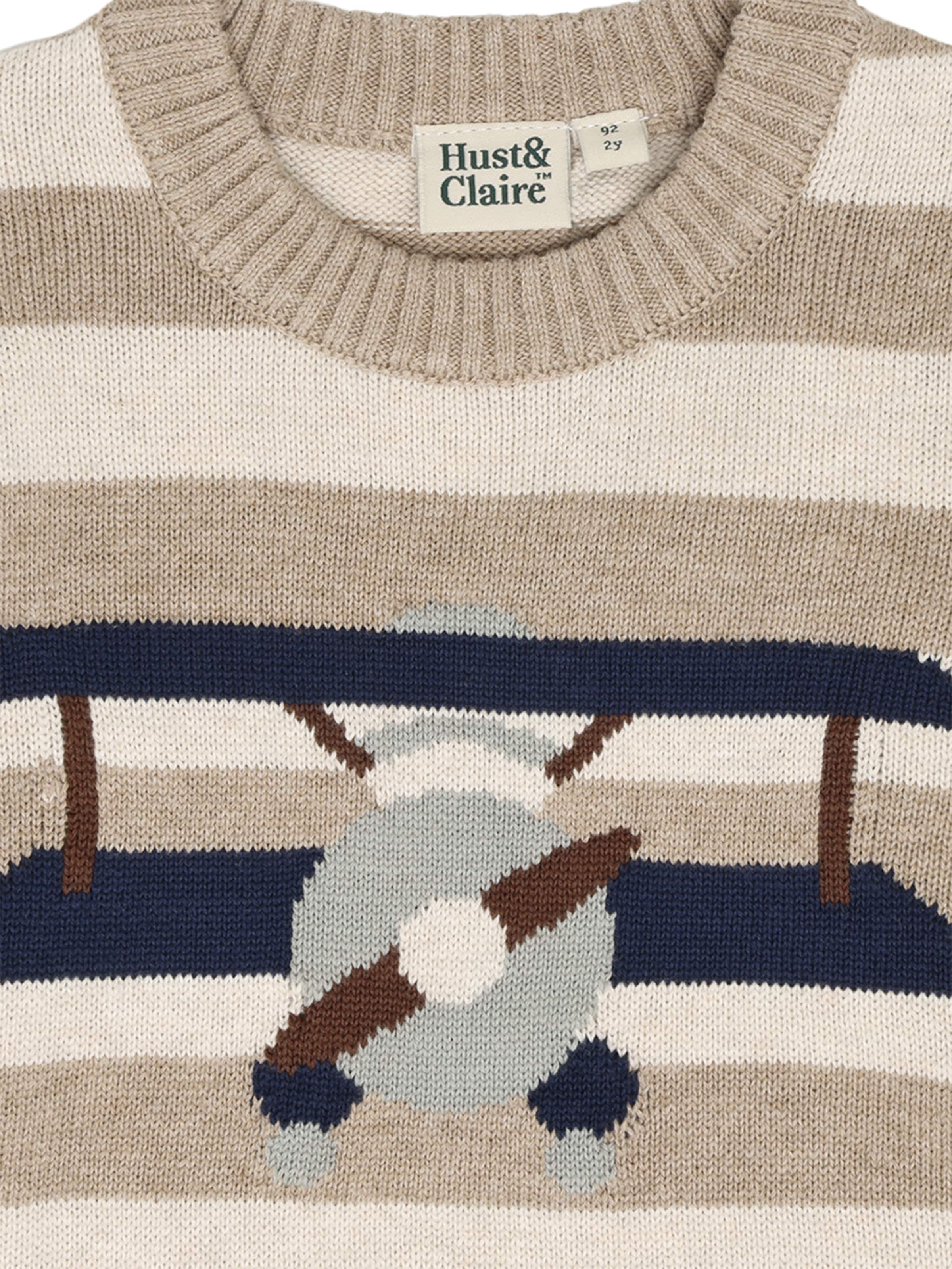 Pull-over 'Pelle  Aeroplane' Hust & Claire en beige