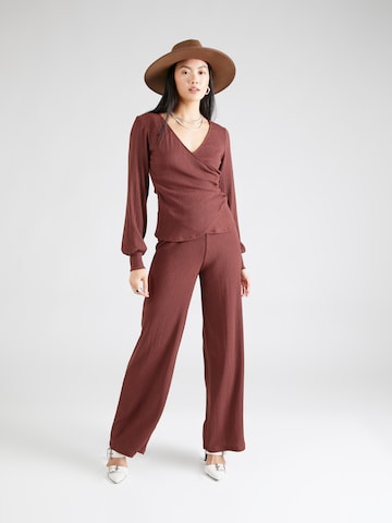 Loosefit Pantalon 'Emina' ABOUT YOU en marron