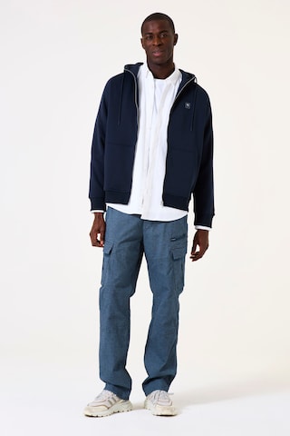 GARCIA - Sudadera con cremallera en azul