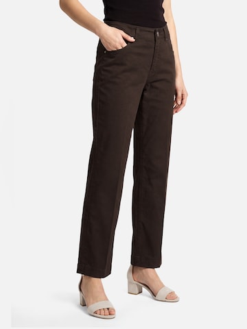 TONI Regular Hose 'Liv' in Braun: Vorderseite