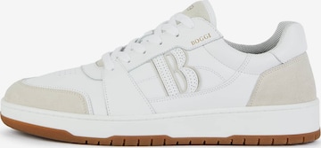 Baskets basses Boggi Milano en blanc : devant