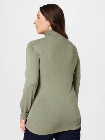 ONLY Carmakoma Sweater 'VENICE' in Green