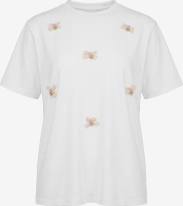 T-shirt 'Pop' MYMO en blanc : devant