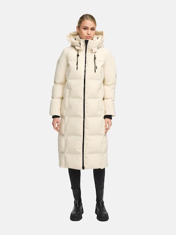 MARIKOO Winter coat 'Tikoraa 16' in Beige: front