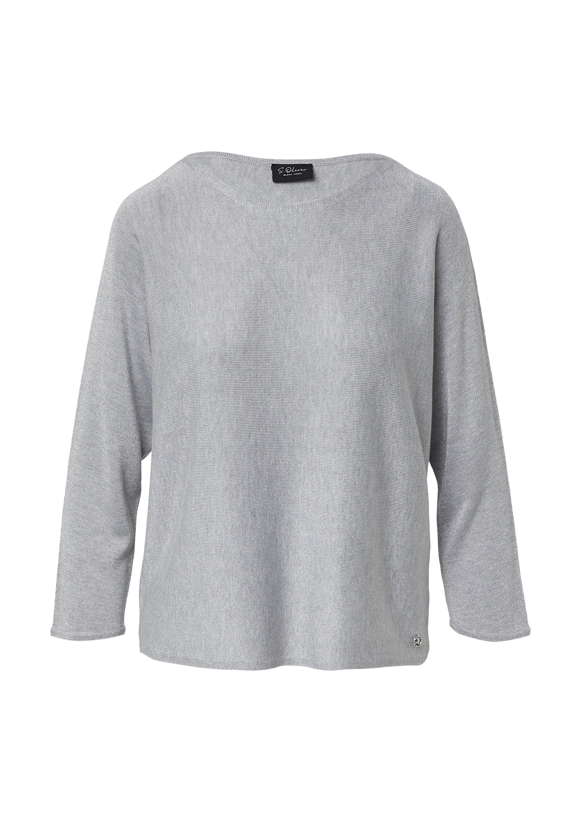 s.Oliver BLACK LABEL Pullover in Grau: Vorderseite