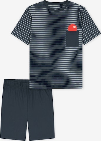 Pyjama ' Nightwear ' SCHIESSER en bleu : devant