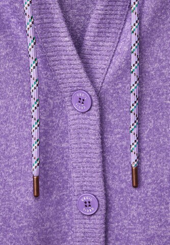 CECIL Knit Cardigan 'Cosy Melange' in Purple