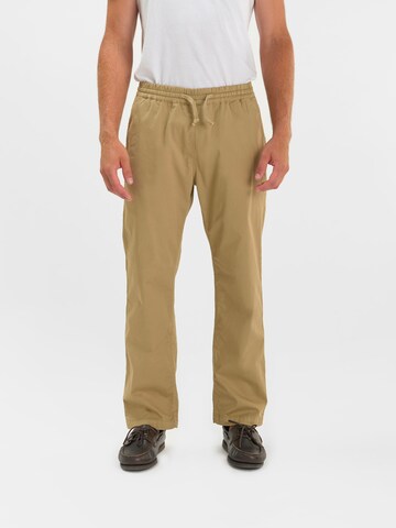 Le Temps Des Cerises Regular Broek in Beige: voorkant