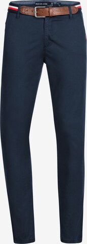 INDICODE JEANS Regular Chino 'Cherry' in Blauw: voorkant