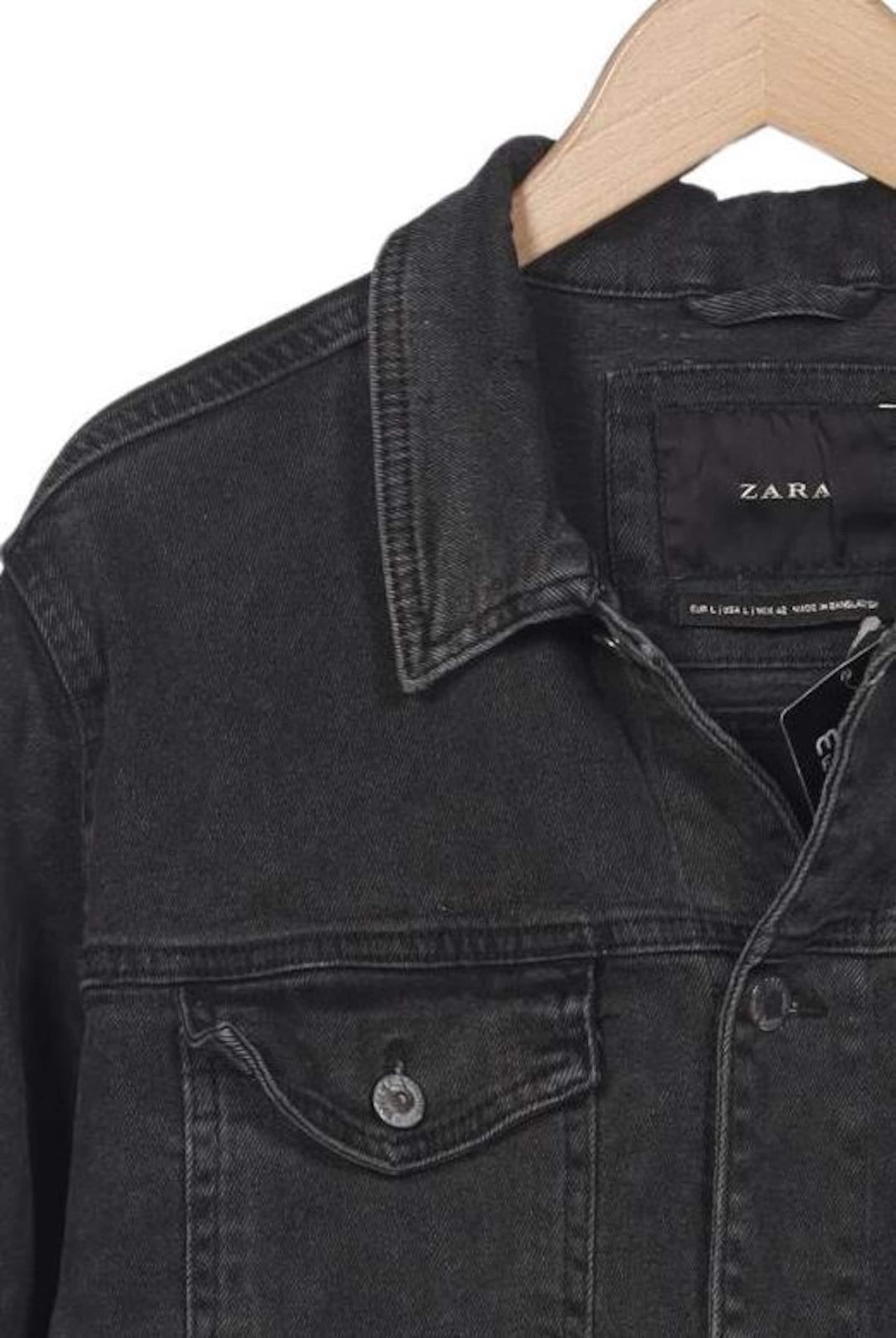 ZARA Jacket & Coat in L in Grey