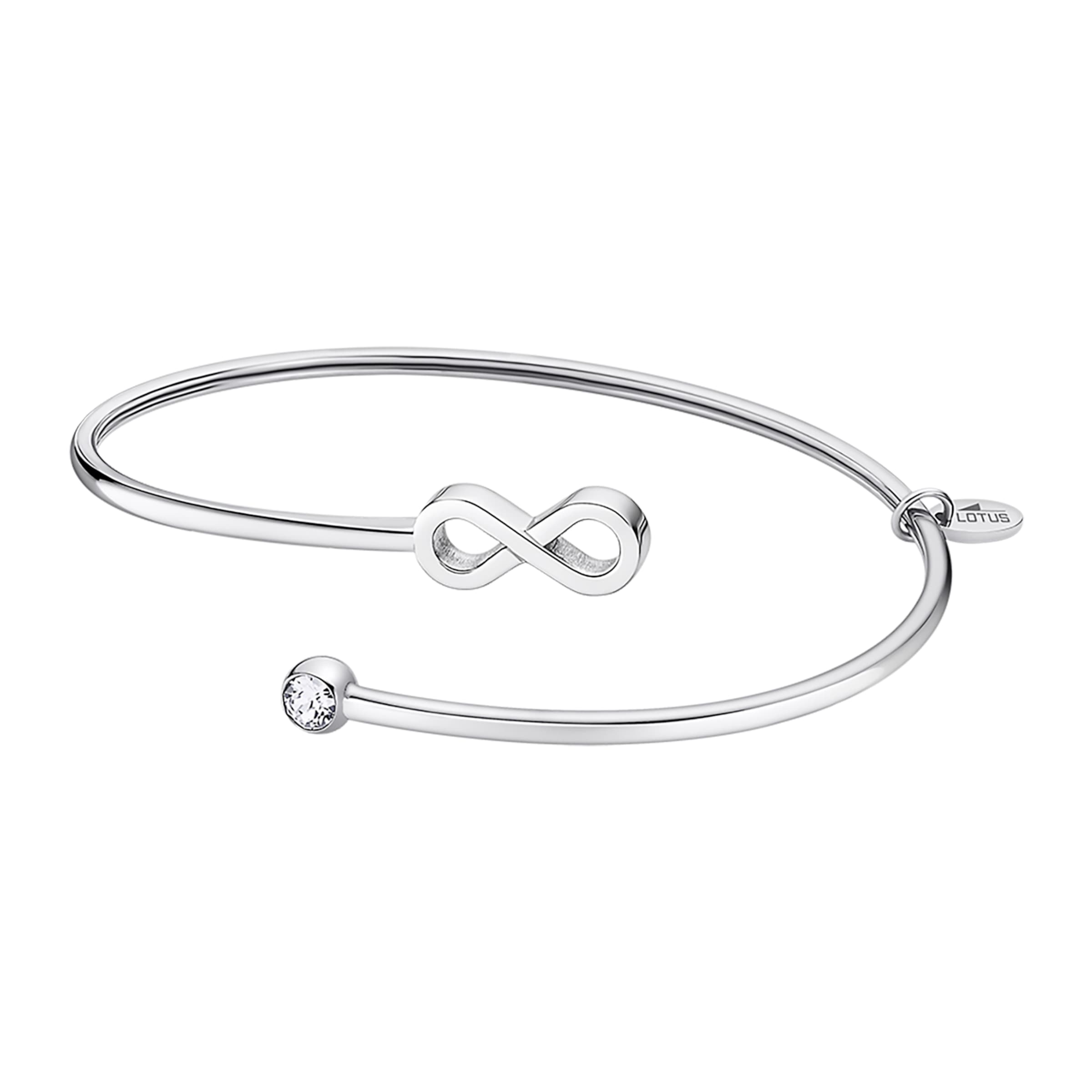 Lotus Armband in Silber: Vorderseite