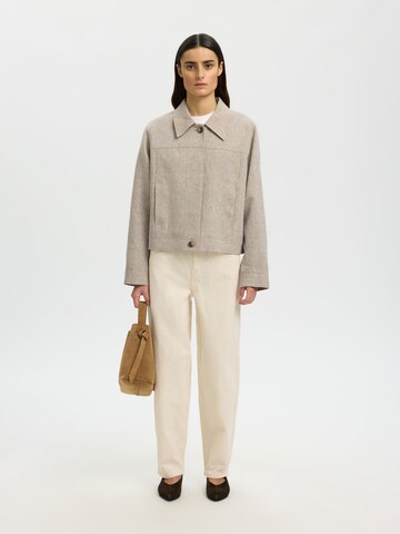 SELECTED Between-season jacket in Beige