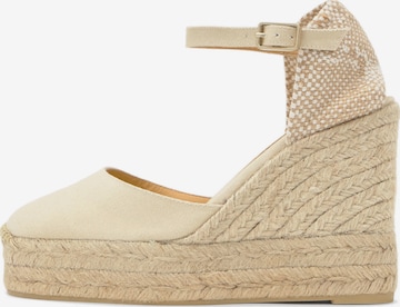 Castañer Espadrillo 'Carol' värissä beige: etupuoli