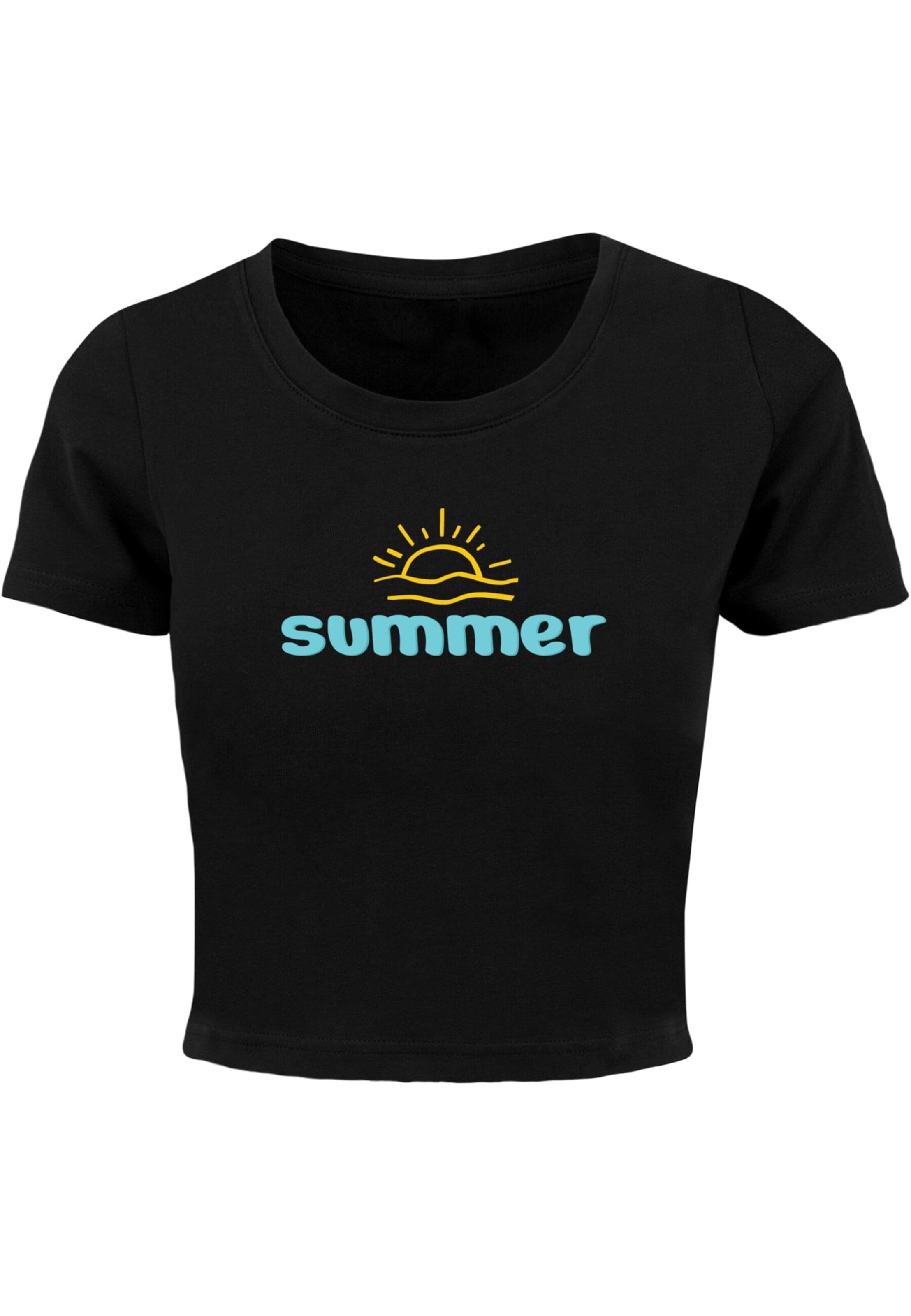 T-shirt 'Summer - Sun' Merchcode en noir : devant