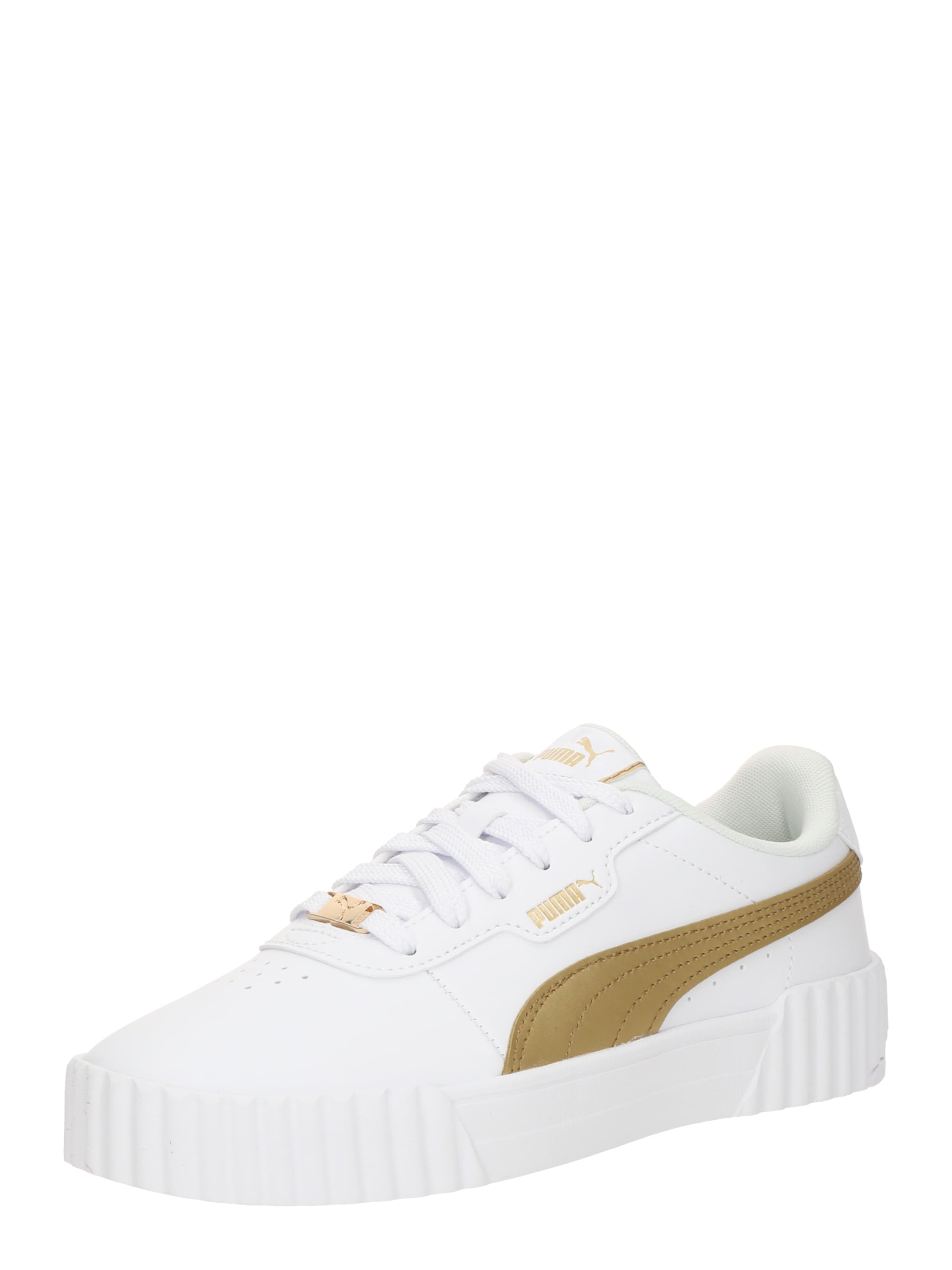 PUMA Sneakers laag 'Carina 3.0 DayINight' in de kleur Goud / Olijfgroen / Wit, Productweergave