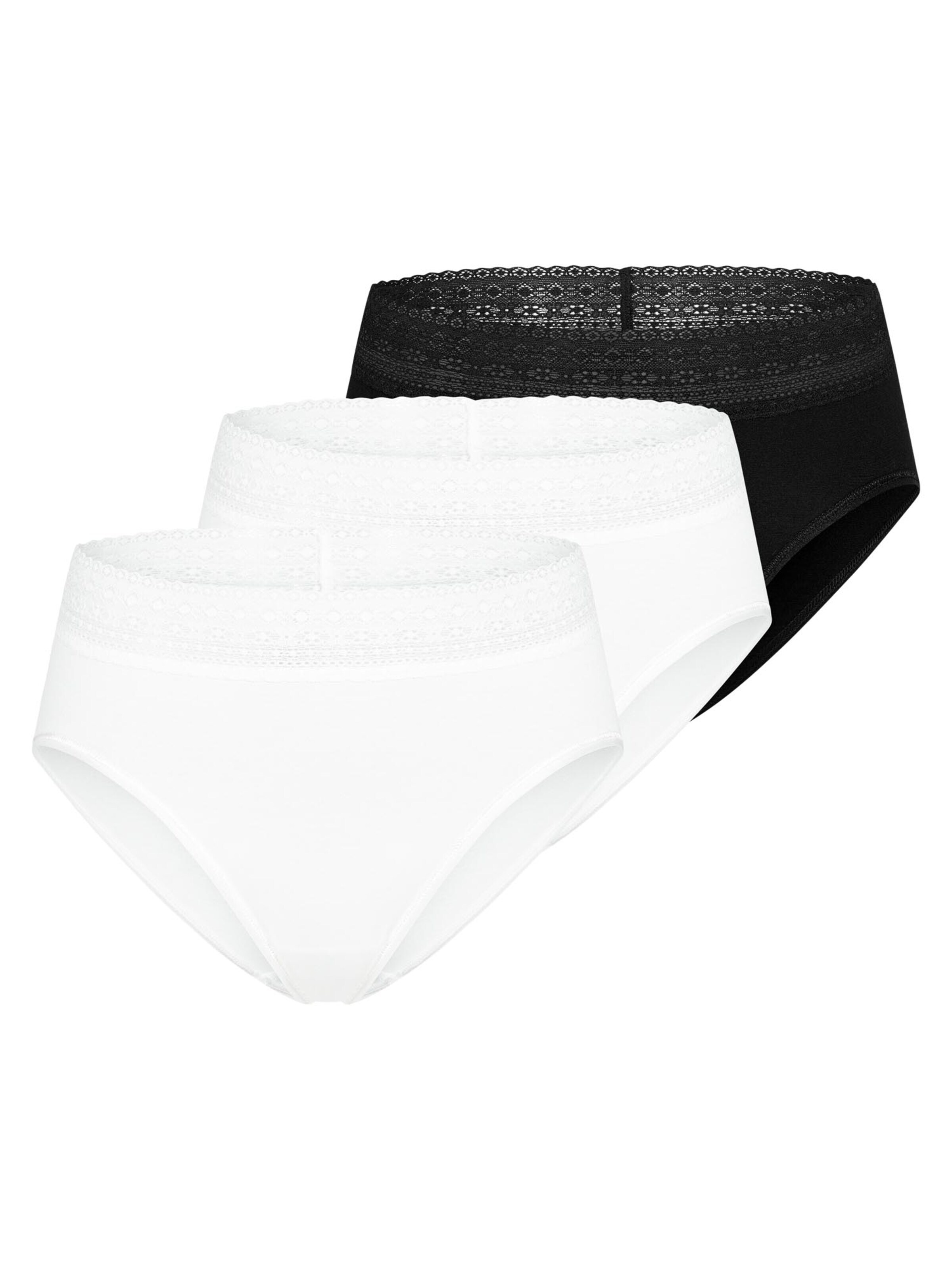 Mey Panty 'Modal Lace' in Silver: front