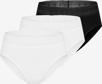 Mey Panty 'Modal Lace' in Silver: front