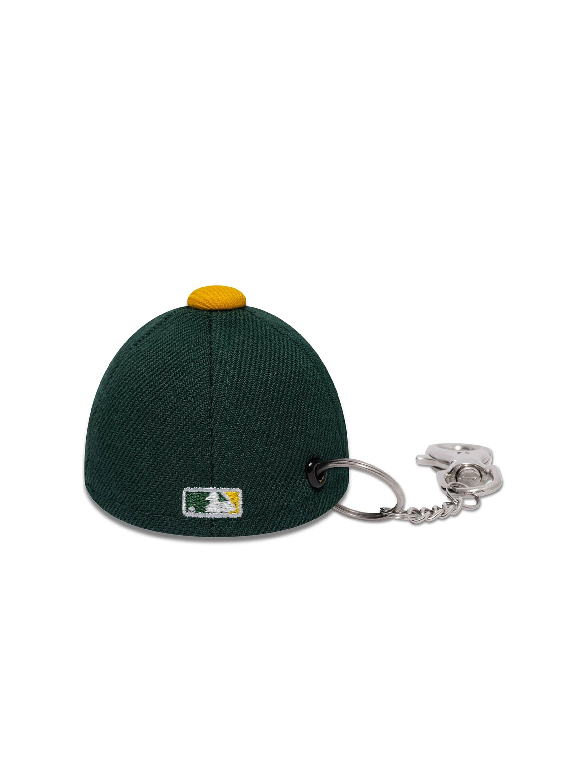 NEW ERA Key Ring 'Mini Cap' in Green