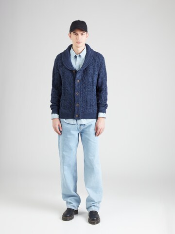 INDICODE JEANS Strickjacke 'Ilterly' in Blau