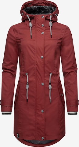 Peak Time Raincoat in Red