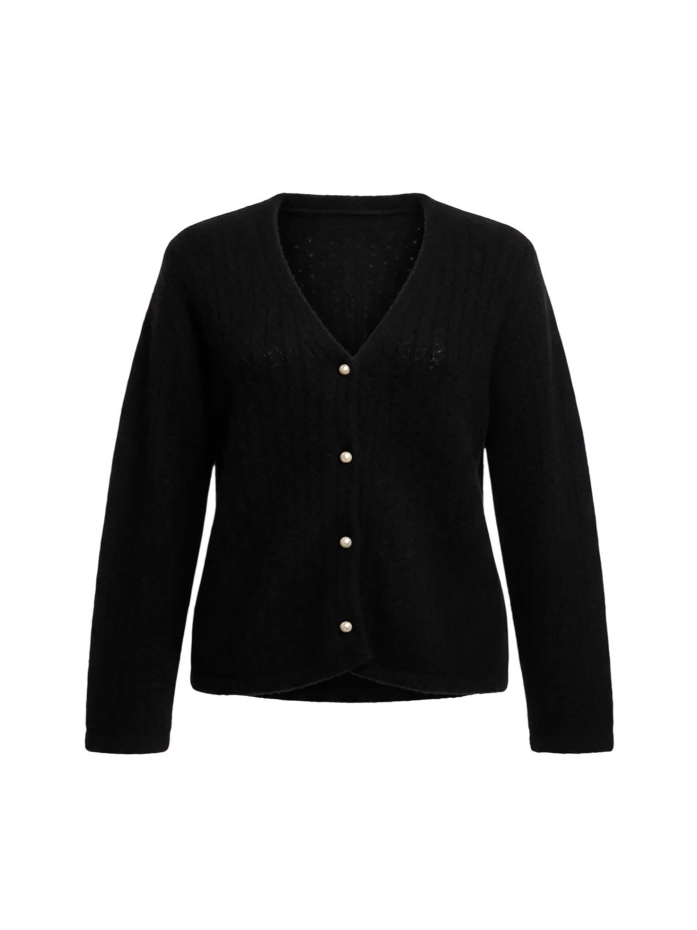 Alexa Dash Knit Cardigan in Black