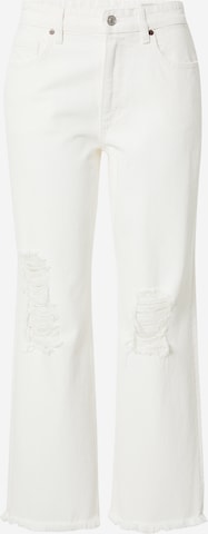 AllSaintsWide Leg/ Široke nogavice Traperice 'APRIL' - bijela boja: prednji dio