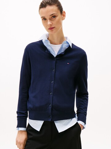 TOMMY HILFIGER Knit cardigan in Blue: front