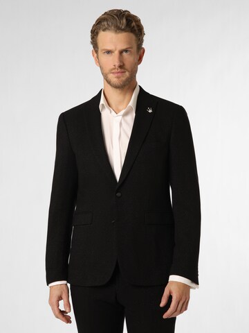 Finshley & Harding London Slim fit Suit Jacket ' Brixdon ' in Black: front