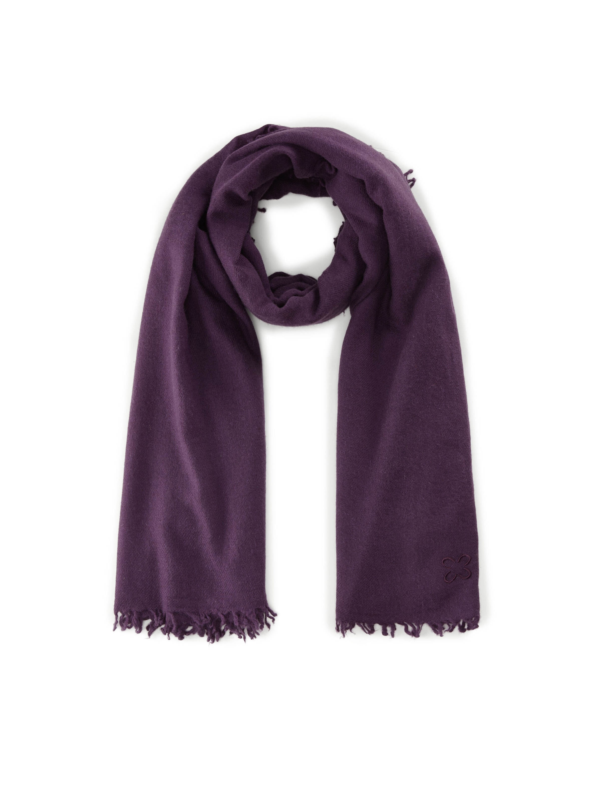 CODELLO Scarf in Purple: front