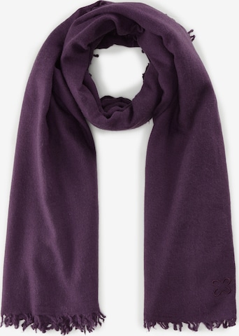 CODELLO Scarf in Purple: front