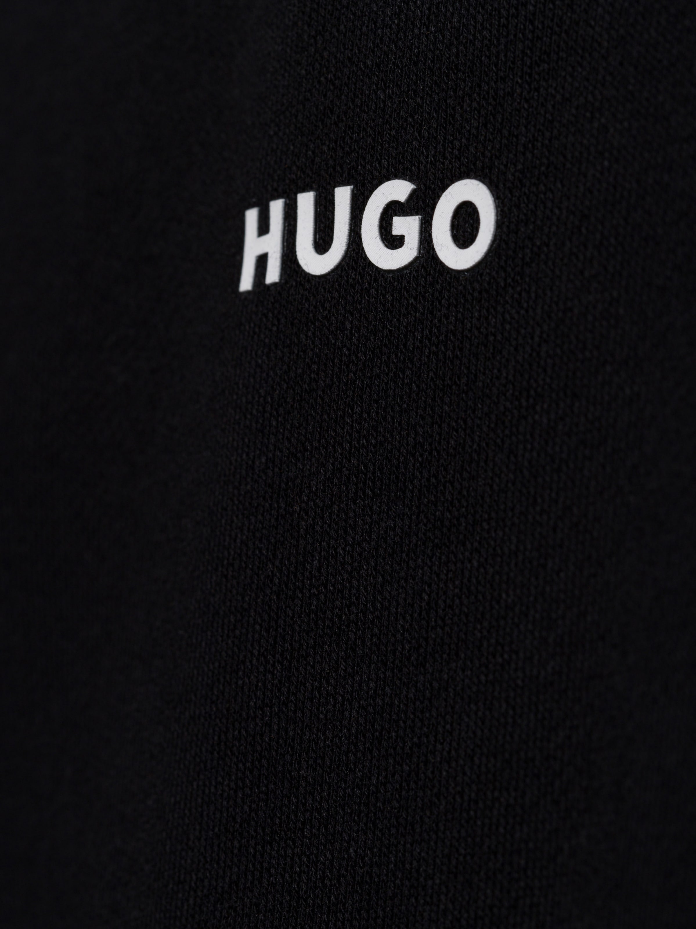HUGO Sweatshirt 'Durty244 ' in Zwart