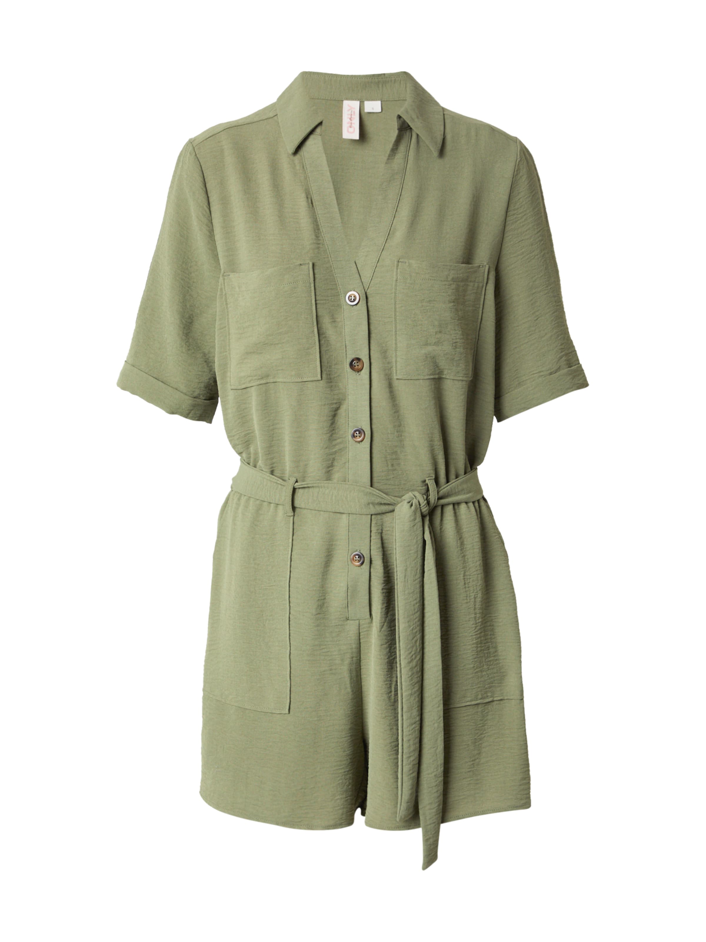 ONLY Kombinesoon 'ONLMACHA', värv roheline: eest vaates