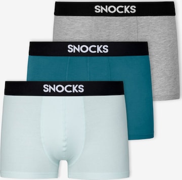 SNOCKS Boxer shorts in Blue: front