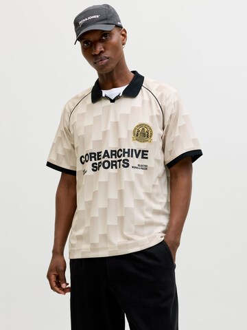 Maglietta di JACK & JONES in marrone: frontale