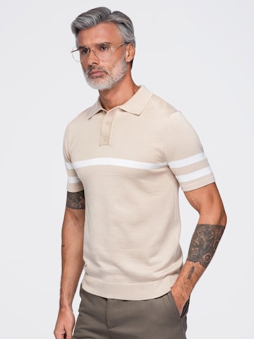 Ombre Shirt in Beige