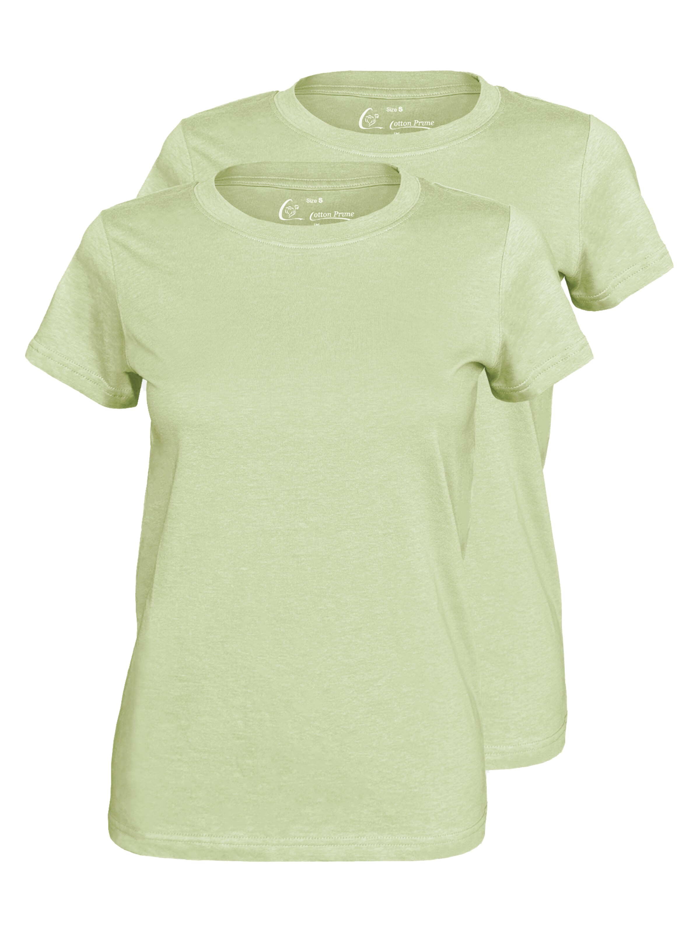 Maglietta di Cotton Prime in verde: frontale