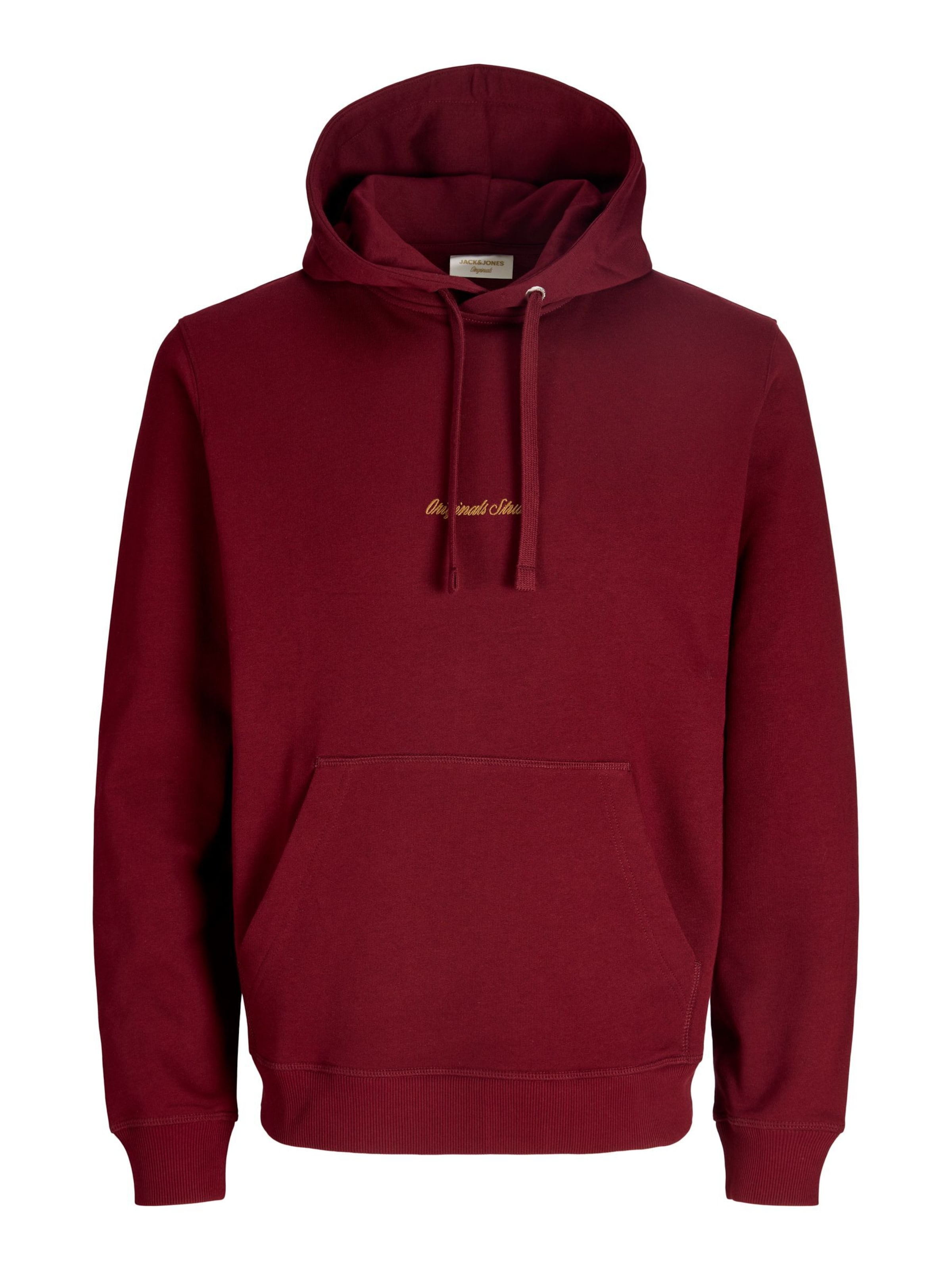 JACK & JONES Sweatshirt 'JORNorrebro' in Orange / Wine red, Item view