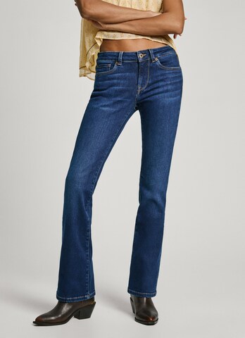 Pepe Jeans - Bootcut Vaquero en azul: frente