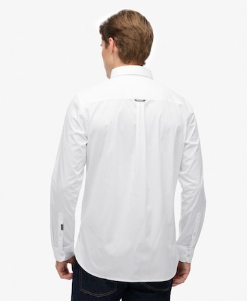 Superdry Regular fit Overhemd 'Essentials Lite' in Wit