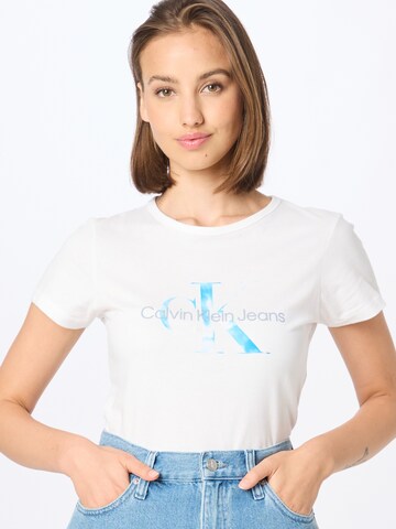 Calvin Klein Jeans Shirt in White: front