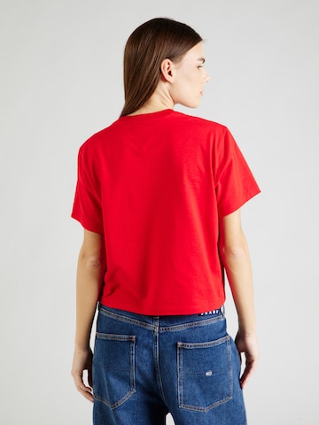 T-shirt Tommy Jeans en rouge
