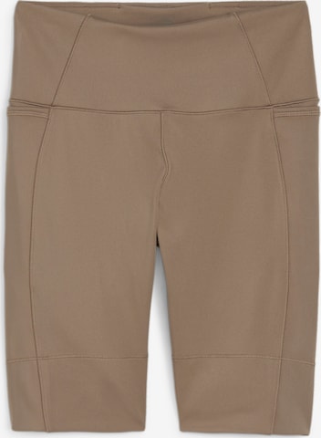 Skinny Pantalon de sport 'STUDIO ULTRABARE' PUMA en marron : devant